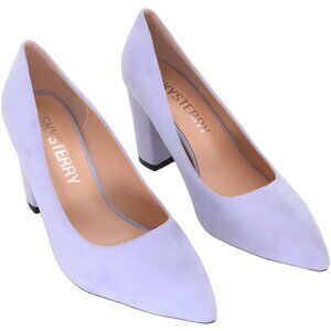 SKYSTERRY Womens Pointed Toe Solid Patent Pumps Size 8.5